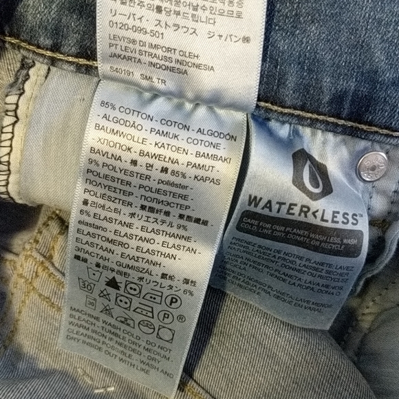 Levi's Mile High Skinny Jeans Ripped Bets are Off - Picture 7 of 8